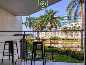 Apartment, Mehrere Betten, Küche, Meerblick (Aria Ocean T1 111) | Unterkunftsgelände