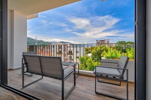아파트, 침대(여러 개), 주방, 해변 전망 (Verde Mar Living 405) | 내부