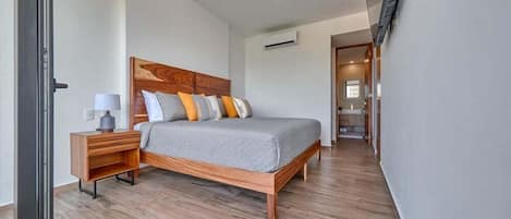 2 bedrooms, individually decorated, individually furnished, bed sheets