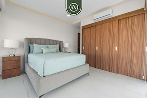 Departamento, varias camas, acceso a la alberca, vista a la playa (Quinta San Miguel 502 T3) | 2 habitaciones, decoración personalizada y muebles diferentes 