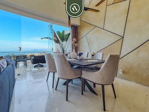 Apartment, Multiple Beds, Kitchen, Ocean View (Soho PV PH1104 Casa del Cielo) | Dining