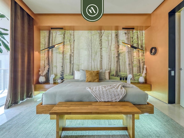 Appartement, Plusieurs lits, cuisine, vue sur l’océan (Soho PV PH1104 Casa del Cielo) | 2 chambres, décor unique, ameublement unique