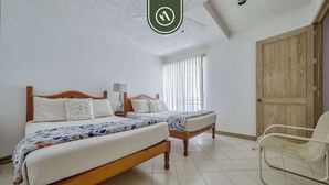 Apartment, Multiple Beds, Kitchen, Ocean View (Bay View Grand F301) - 2BR Beach Condo With Jacuzzi, Pools & Ocean View (Puerto Vallarta)