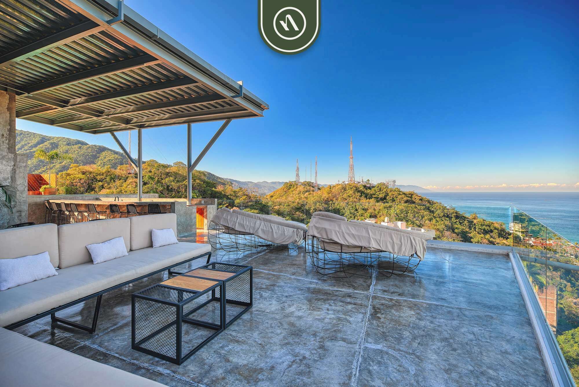 Departamento, varias camas, hidromasaje, vista al océano (The Ava 14) | Terraza o patio