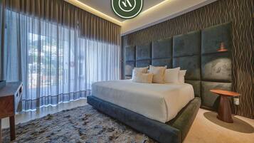 Departamento, 1 cama King size y sofá cama, cocina, vista al océano (SoHo PV 806) | 1 habitación, decoración personalizada y muebles diferentes