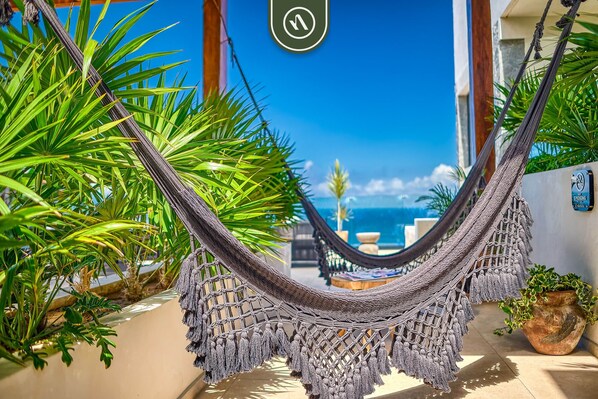 Terrace/patio - Luxury Studio in Romantic Zone - Infinity Pool (Puerto Vallarta)