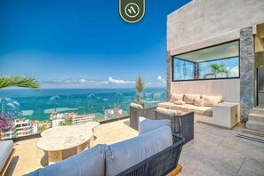 Studio Suite, 1 King Bed, Balcony, City View (Nomada 5D) | View from room - Luxury Studio in Romantic Zone - Infinity Pool (Puerto Vallarta)