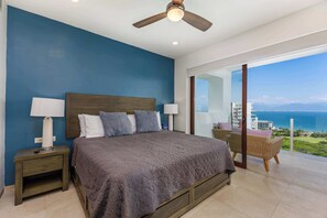 Condo, várias camas, cozinha, vista para o oceano (Alamar Delta I 902) | 2 quartos, individualmente decorados, individualmente mobiliados