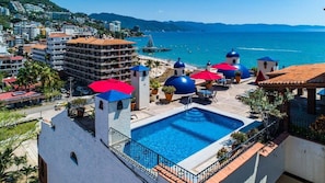 Pool - Ocean View 1Br Condo-balcony-beach-pool - 301 (Puerto Vallarta)