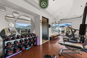 Fitness facility - Elegant Studio in Romantic Zone - Rooftop Pool (Puerto Vallarta)