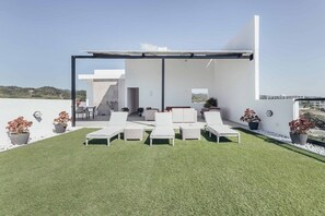 Terrace/patio - Cozy 2BR House 2 min to the Beach - Pool - Terrace (Bucerías)