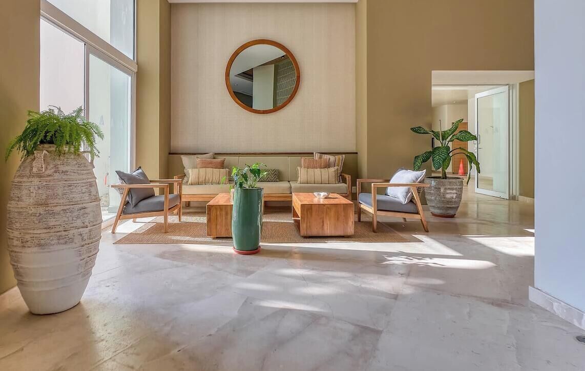 Condo, 1 cama King size y sofá cama, balcón, vista al océano (Harbor 171 North Tower 2104) | Interior