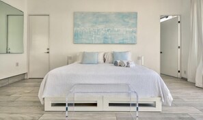 Apartment, 1 King Bed, Kitchen, Ocean View (Orchid-S2) | 1 bedroom, individually decorated, individually furnished, bed sheets