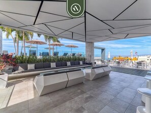 Outdoor dining - Stunning 2 BR Condo in Romantic Zone - Pool (Puerto Vallarta)