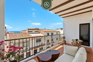 Apartment, Multiple Beds, Terrace, Ocean View (Casa Galeana 202) | View from room - Luxury 2 BR - Downtown - Pool - Sunset in Terrace (Puerto Vallarta)