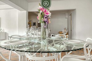 Apartment, Multiple Beds, Kitchen, Beach View (Basilio Badillo 261A) | Dining - 2 BR Condo Right - Romantic Zone - Private Rooftop (Puerto Vallarta)