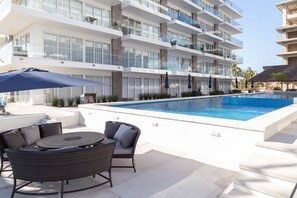 Outdoor pool - Quinta San Miguel T1 101, 2 Bedrooms (Nuevo Nayarit)