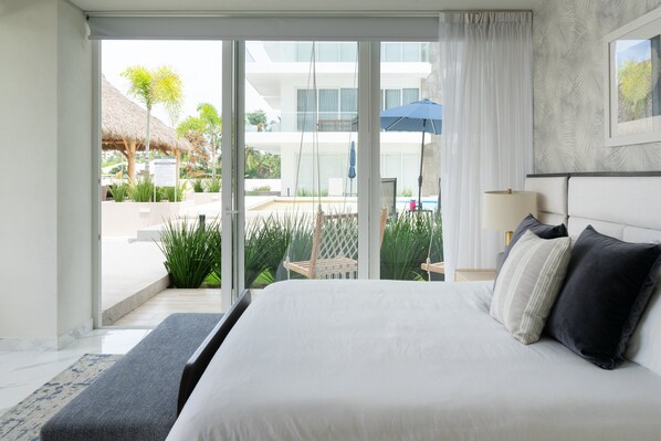 Condo, Multiple Beds, Kitchen, Pool View (Quinta San Miguel T1 101) | 2 bedrooms, individually decorated, individually furnished, bed sheets