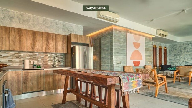 อพาร์ทเมนท์, หลายเตียง, ห้องครัว, วิวทะเล (Loft 268 706 and 707) | ภายใน