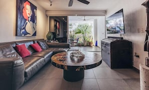 Condo, Multiple Beds, Terrace, Ocean View (La Palapa 106) | Living area