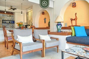 Apartment, 1 King-Bett, Küche, Meerblick (606-Plaza Mar) | Innenbereich