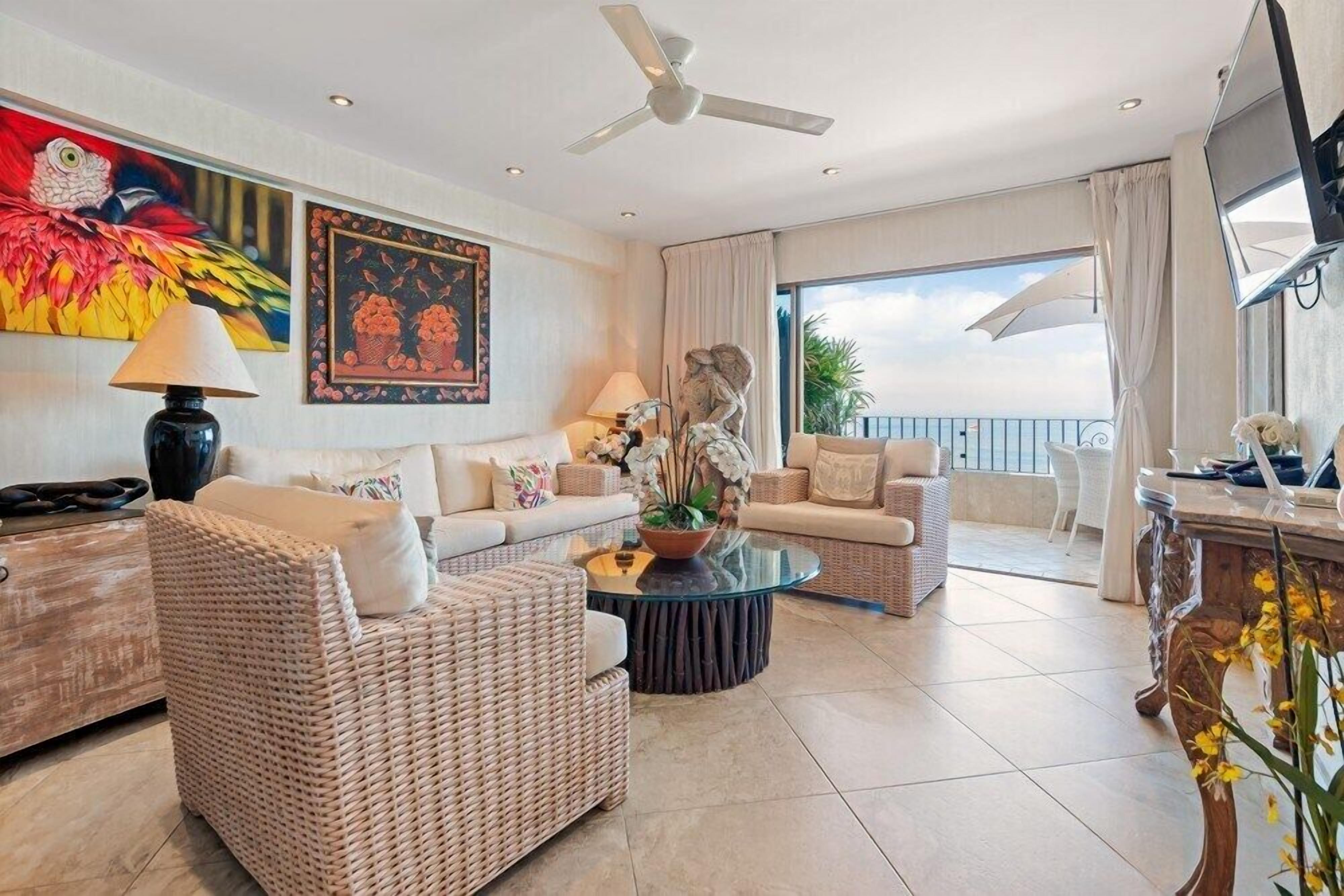 Apartment, Mehrere Betten, Poolzugang, Meerblick (712-VistadelSol) | Wohnbereich
