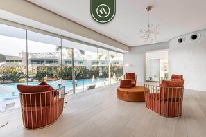 Apartment, 2 Queen Beds, Jetted Tub, Pool View (Maritima Golf 5J) | Pool - New 2BR APT - Beach Access - Pool - GYM - Jacuzzi (Nuevo Nayarit)