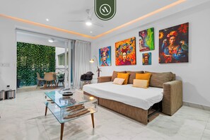 아파트, 킹사이즈침대 1개 및 소파베드, 주방, 바다 전망 (DTerrace 405) | 내부