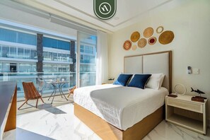 Condo, Multiple Beds, Balcony, Beach View (Quinta San Miguel 503) | 3 bedrooms, individually decorated, individually furnished, bed sheets