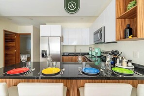 Condo, Multiple Beds, Balcony, Beach View (Quinta San Miguel 503) | Private kitchen