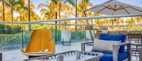 Condo, Multiple Beds, Pool Access, Ocean View (Maritima Playa 1P) | Terrace/patio