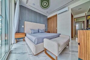 Condo, Multiple Beds, Balcony, Pool View (Quinta San Miguel 502 T2) | 2 bedrooms, individually decorated, individually furnished, bed sheets