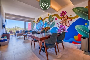 Apartment, Multiple Beds, Kitchen, Ocean View (DToscana 308) | Dining - Cozy Apt With Private Terrace - Pool - King Beds (Nuevo Nayarit)