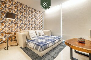 Condo, 1 King Bed with Sofa bed, Jetted Tub, Ocean View (Harbor 171 North Tower 804) | Interior - Elegant 1 BR Condo - Beachfront - Pools - King (Puerto Vallarta)