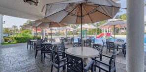 Apartment, Multiple Beds, Pool Access, Beach View (Taheima 2202) | Outdoor dining