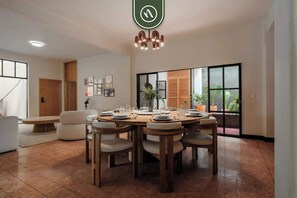 Apartment, Mehrere Betten, Küche, Stadtblick (Matamoros201P1) | Speisen