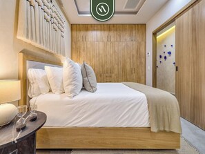 Departamento, varias camas, Terraza, vista al océano (Bahiban 404) | 3 habitaciones, decoración personalizada y muebles diferentes 