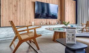 Departamento, varias camas, Terraza, vista al océano (Bahiban 404) | Interior