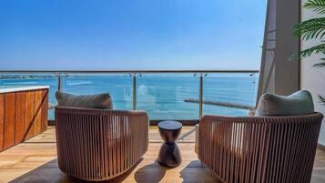 Departamento, varias camas, Terraza, vista al océano (Bahiban 404) | Vista desde la habitación