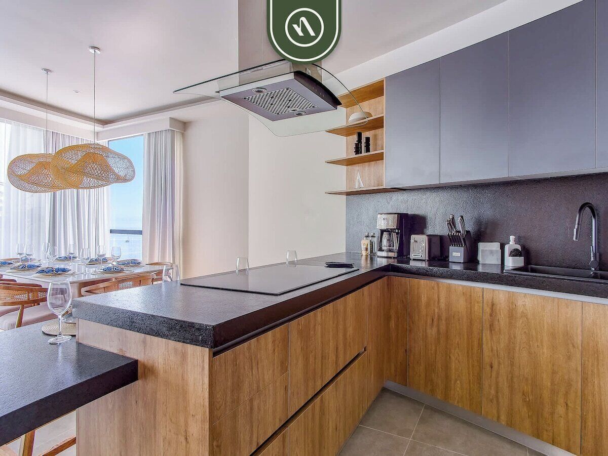 Apartment, Multiple Beds, Terrace, Ocean View (Bahiban 404) | Private kitchen