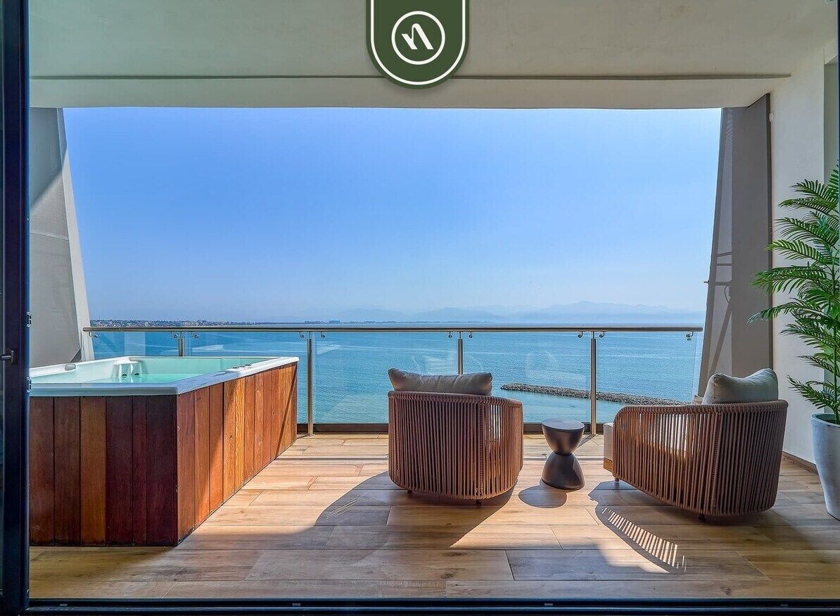 Departamento, varias camas, Terraza, vista al océano (Bahiban 404) | Vista desde la habitación