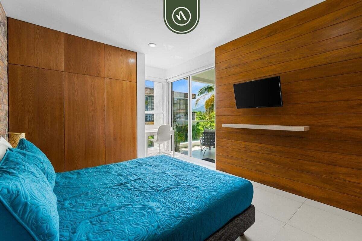 Appartement, 1 queensize bed met slaapbank, balkon, uitzicht op bergen (Loft 256 502) | 1 slaapkamer, individueel gedecoreerd, individueel gemeubileerd