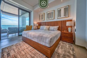 Appartement, Meerdere bedden, toegang tot zwembad, uitzicht op zee (Las Verandas 303) | 2 slaapkamers, individueel gedecoreerd, individueel gemeubileerd