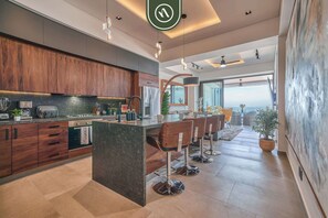 Apartment, Multiple Beds, Kitchen, Ocean View (Las Verandas 303) | Private kitchen - Oceanview 2 BR Condo - Luxury - Rooftop Pool (Puerto Vallarta)