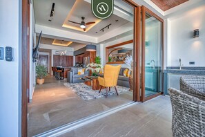 Apartment, Multiple Beds, Kitchen, Ocean View (Las Verandas 303) | Interior - Oceanview 2 BR Condo - Luxury - Rooftop Pool (Puerto Vallarta)