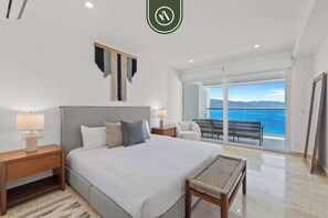 Apartment, Multiple Beds, Kitchen, Ocean View (Harbor 171 Torre Norte TNJ06) | 2 bedrooms, individually decorated, individually furnished, bed sheets