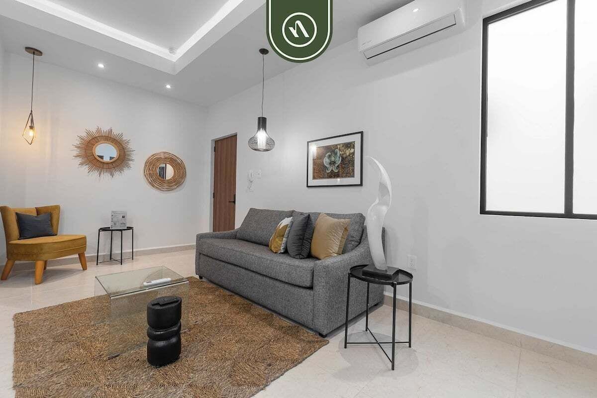 Condo, 1 Queen Bed, Terrace, Ocean View (Casa Galeana 404) | Living area | MP3 dock
