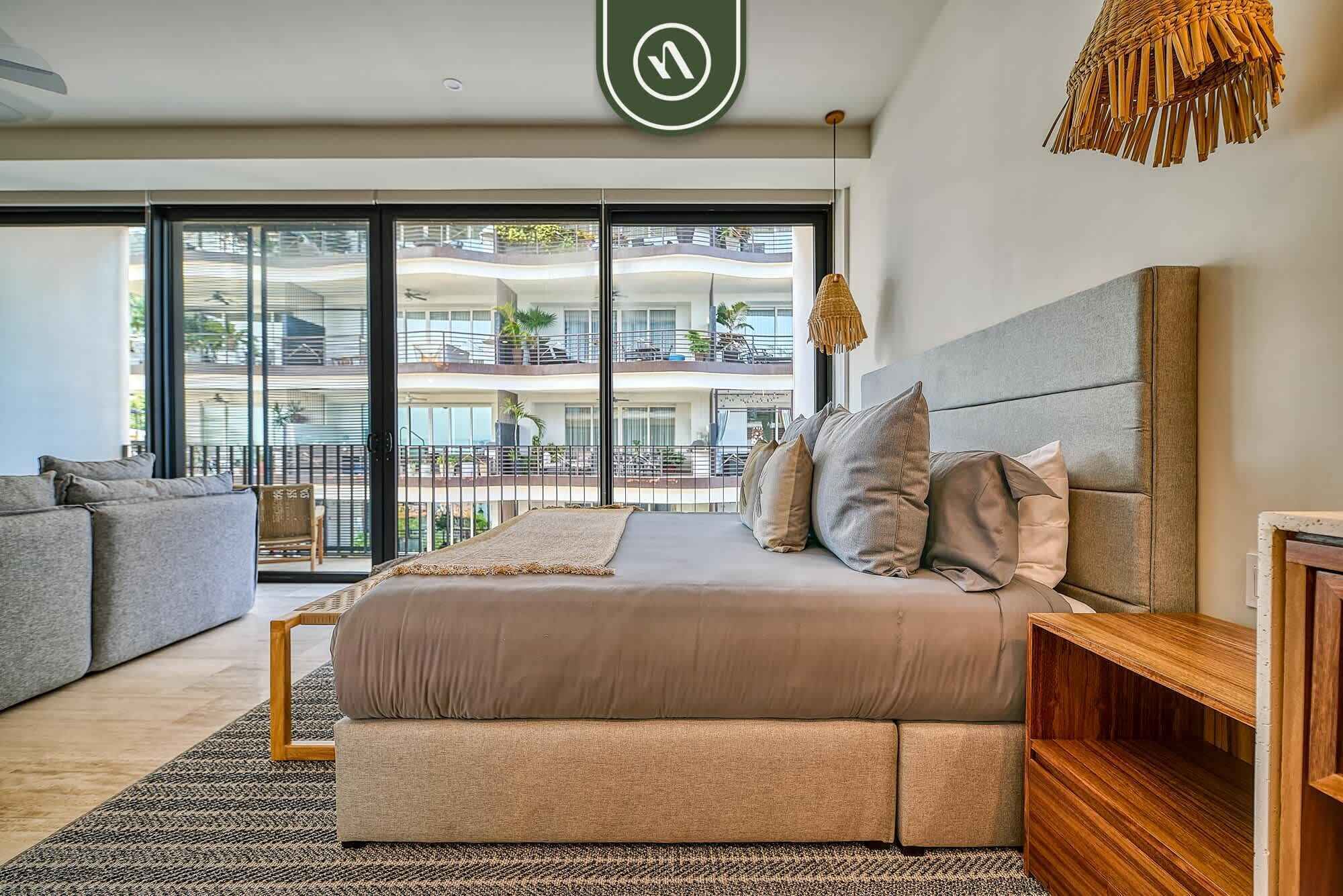 Departamento, 1 cama King size, cocina, vista a la playa (Nomada 5C) | Interior