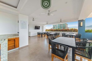 BBQ/picnic Area - Equipped 1BR Condo With Private Balcony - Pool (Puerto Vallarta)