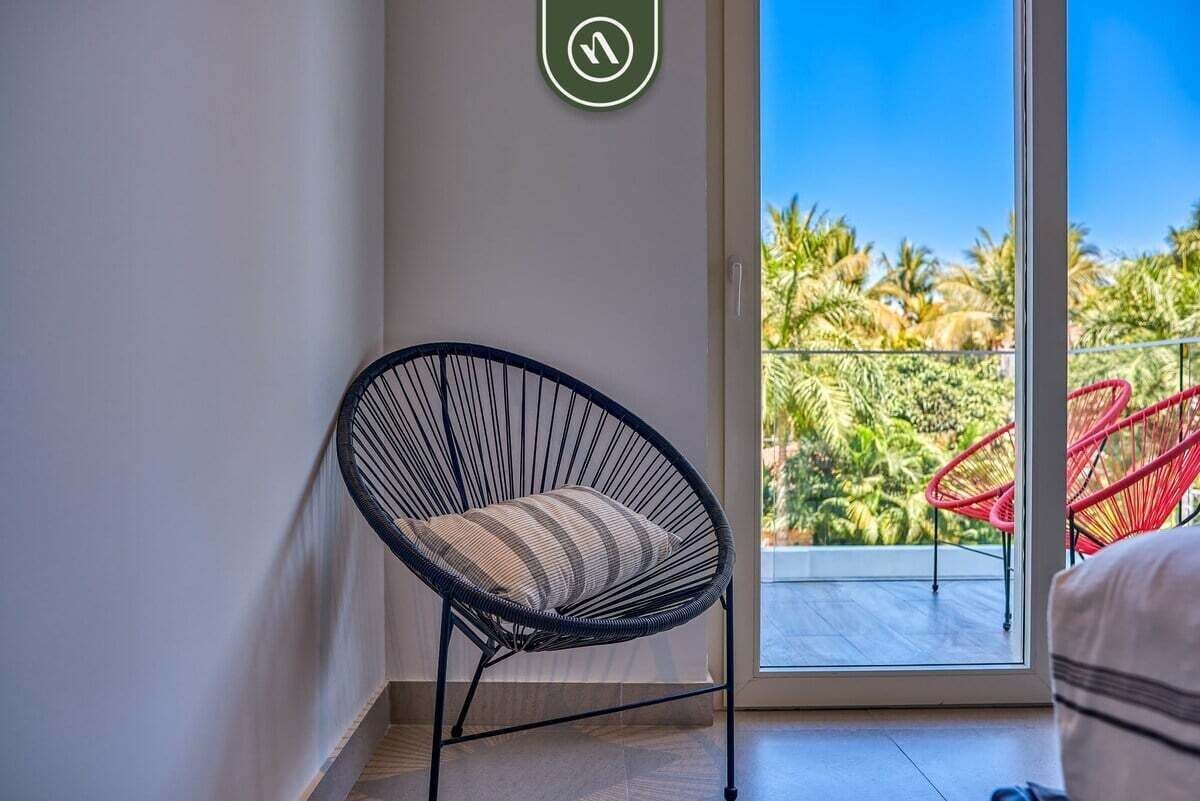 Condo, varias camas, acceso a la alberca, vista al océano (Pavilion Bucerias 205) | Interior